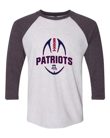 Truman Patriots Football #5 Women's Baseball T-Shirt