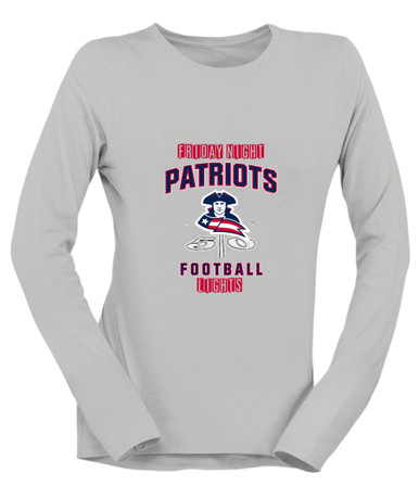 Truman Patriots Football #6 Women's Premium LS T-Shirt