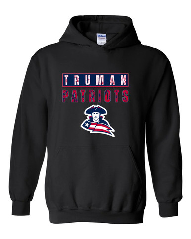 Truman Patriots Mascot #9 Men's Hoodie