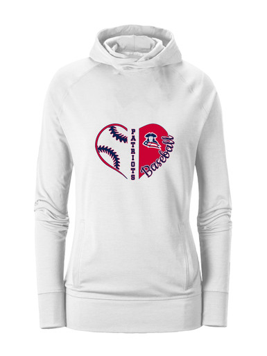 Truman Patriots Heart Baseball Women's Hoodie