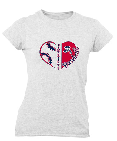 Truman Patriots Heart Baseball Women's SS T-Shirt