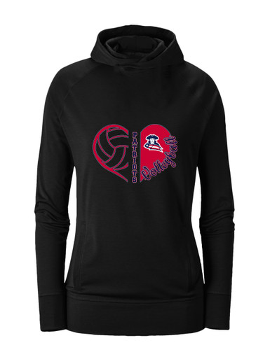 Truman Patriots Heart Volleyball Women's Hoodie