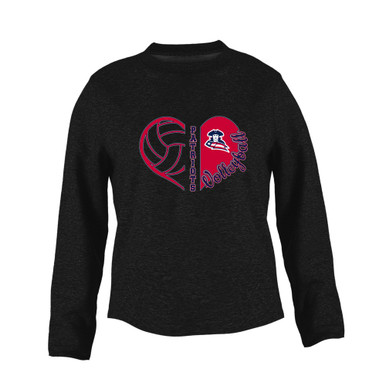 Truman Patriots Heart Volleyball Women's Sweatshirt