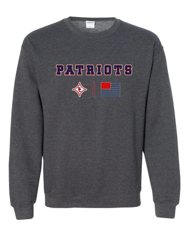 Sandy Creek Patriots Team Colors Flag Men's Sweatshirt