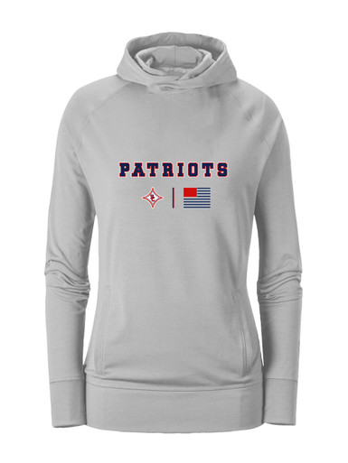 Sandy Creek Patriots Team Colors Flag Women's Hoodie