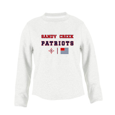 Sandy Creek Patriots Spirit Flag Women's Sweatshirt