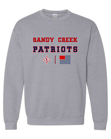 Sandy Creek Patriots Spirit Flag Men's Sweatshirt