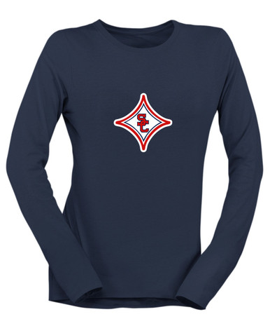 Sandy Creek Patriots Mascot #1 Women's Premium LS T-Shirt