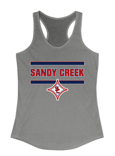 Sandy Creek Patriots Mascot #4 Women's Tank Top