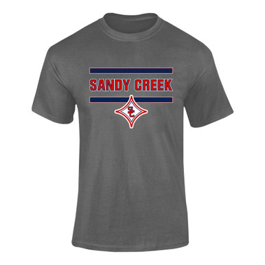 Sandy Creek Patriots Mascot #4 Men's SS T-Shirt