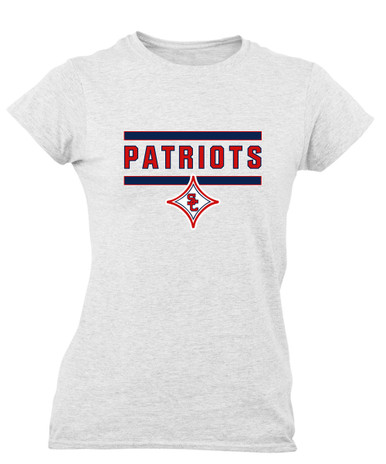 Sandy Creek Patriots Mascot #5 Women's SS T-Shirt
