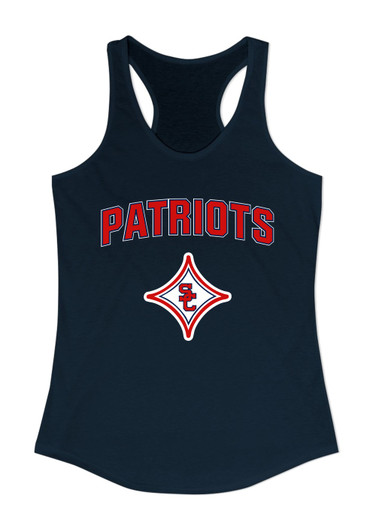 Sandy Creek Patriots Mascot #6 Women's Tank Top
