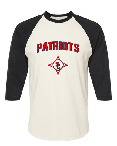 Sandy Creek Patriots Mascot #6 Men's Baseball T-Shirt