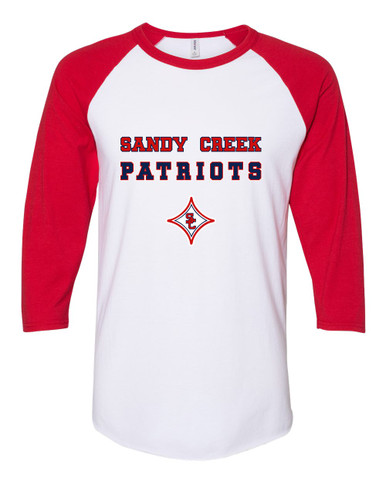 Sandy Creek Patriots Spirit Women's Baseball T-Shirt