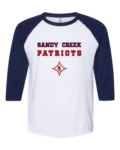 Sandy Creek Patriots Spirit Men's Baseball T-Shirt