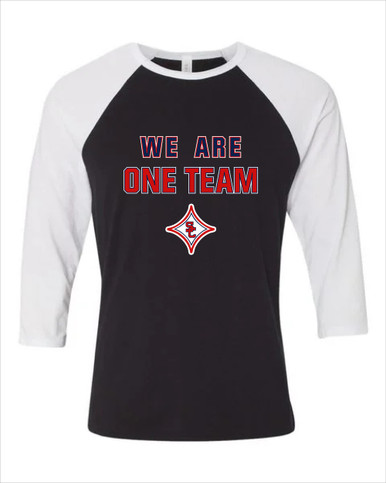 Sandy Creek Patriots We Are One Team Men's Baseball T-Shirt