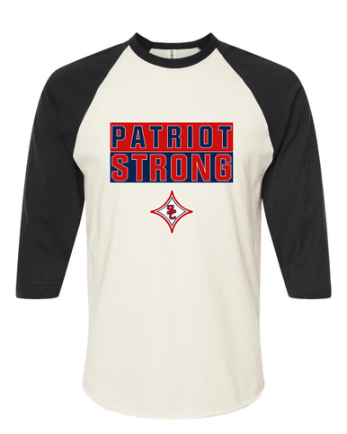 Sandy Creek Patriots Strong #1 Women's Baseball T-Shirt