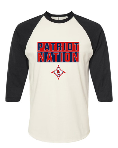 Sandy Creek Patriots Nation #1 Men's Baseball T-Shirt