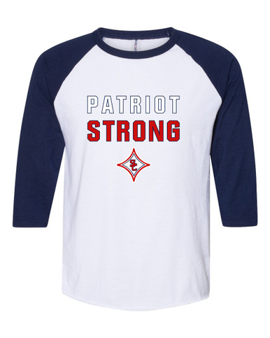 Sandy Creek Patriots Strong #2 Men's Baseball T-Shirt