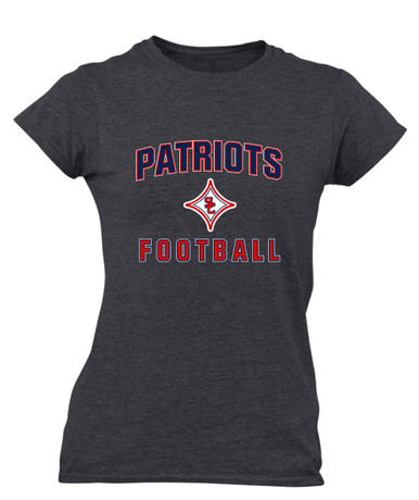 Sandy Creek Patriots Football #1 Women's Premium SS T-Shirt