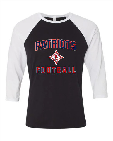 Sandy Creek Patriots Football #1 Men's Baseball T-Shirt