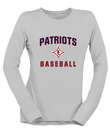 Sandy Creek Patriots Baseball #1 Women's LS T-Shirt