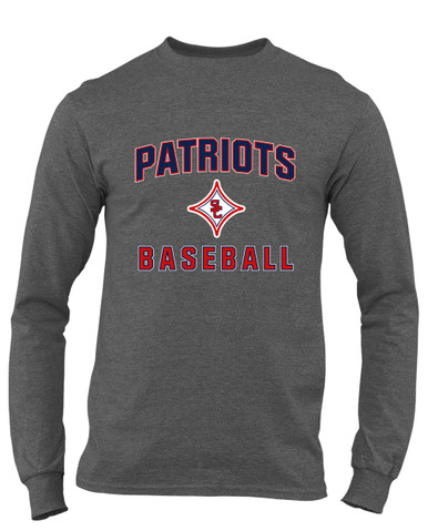 Sandy Creek Patriots Baseball #1 Men's Premium LS T-Shirt