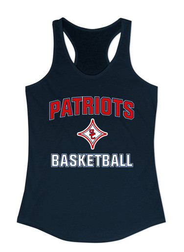 Sandy Creek Patriots Basketball #1 Women's Tank Top