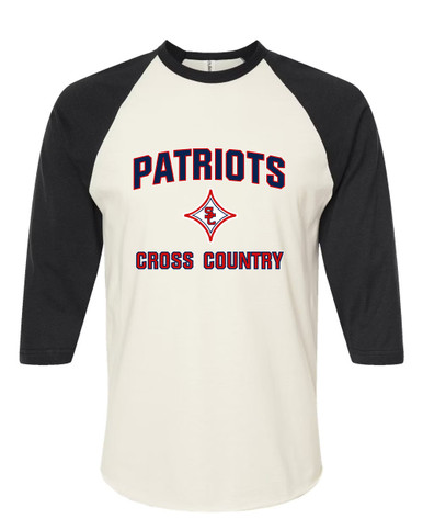 Sandy Creek Patriots Cross Country Women's Baseball T-Shirt