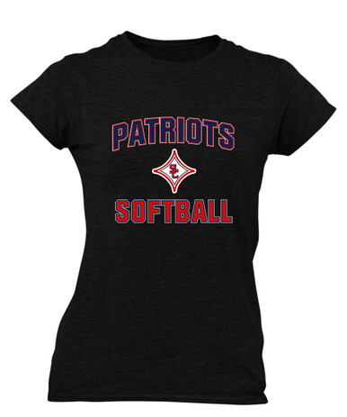 Sandy Creek Patriots Softball #1 Women's SS T-Shirt