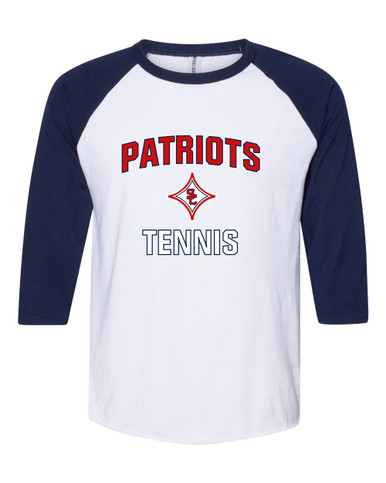 Sandy Creek Patriots Tennis Men's Baseball T-Shirt