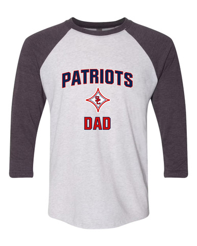 Sandy Creek Patriots Dad Men's Baseball T-Shirt