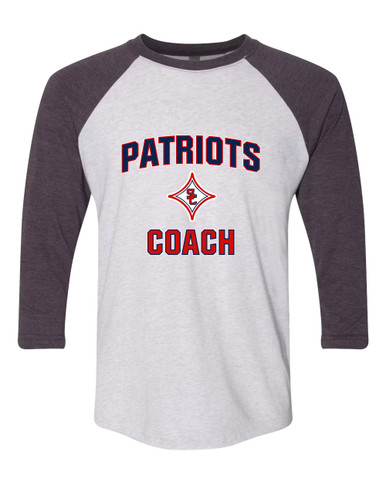 Sandy Creek Patriots Coach Women's Baseball T-Shirt