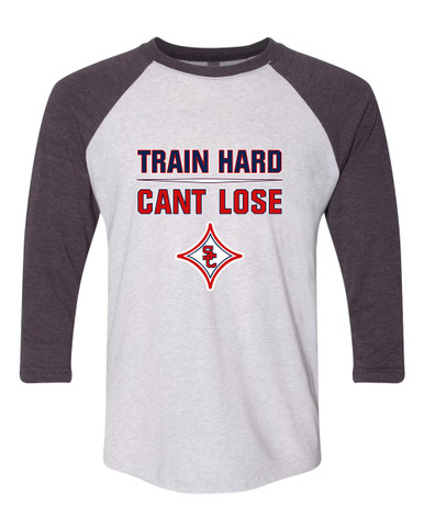 Sandy Creek Patriots Train Hard, Can't Lose Men's Baseball T-Shirt