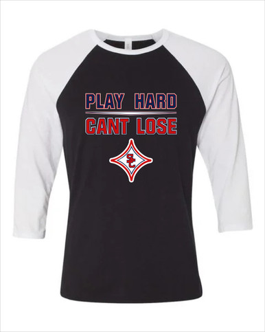 Sandy Creek Patriots Play Hard, Can't Lose Women's Baseball T-Shirt