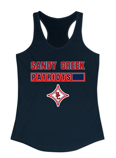 Sandy Creek Patriots Mascot #7 Women's Tank Top