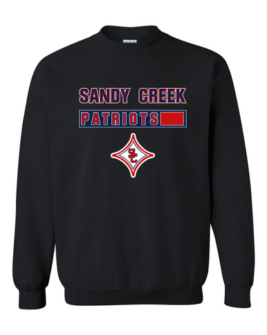 Sandy Creek Patriots Mascot #7 Men's Sweatshirt