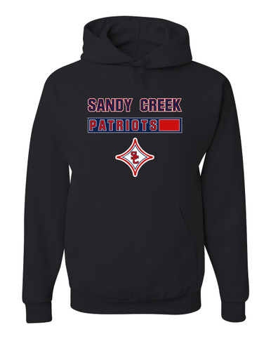 Sandy Creek Patriots Mascot #7 Men's Premium Hoodie