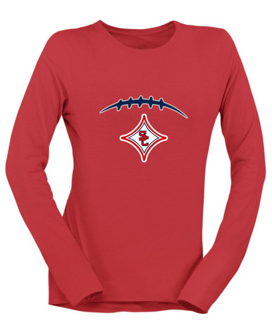 Sandy Creek Patriots Football #2 Women's LS T-Shirt