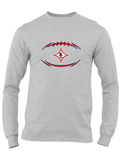 Sandy Creek Patriots Football #3 Men's LS T-Shirt