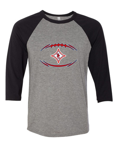 Sandy Creek Patriots Football #3 Men's Baseball T-Shirt