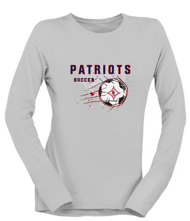Sandy Creek Patriots Soccer #2 Women's LS T-Shirt