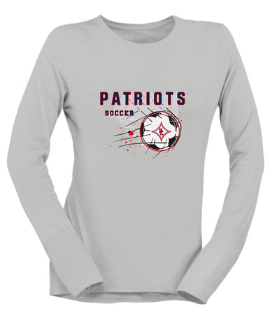 Sandy Creek Patriots Soccer #2 Women's Premium LS T-Shirt
