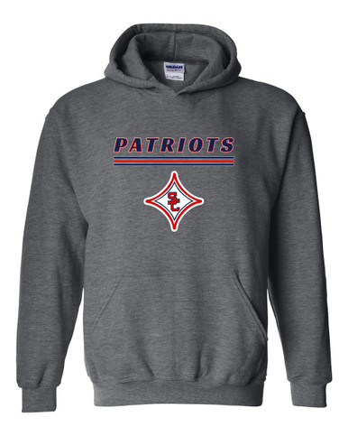 Sandy Creek Patriots Mascot #8 Men's Hoodie