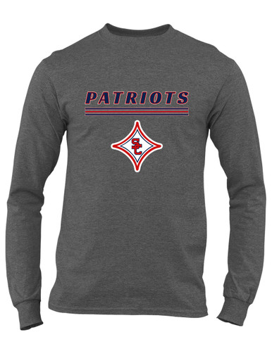 Sandy Creek Patriots Mascot #8 Men's Premium LS T-Shirt