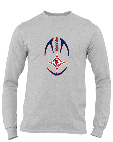 Sandy Creek Patriots Football #4 Men's LS T-Shirt