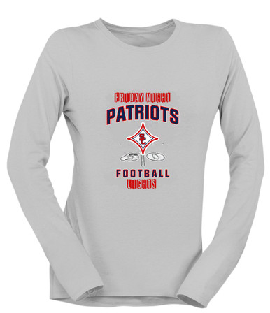 Sandy Creek Patriots Football #6 Women's LS T-Shirt