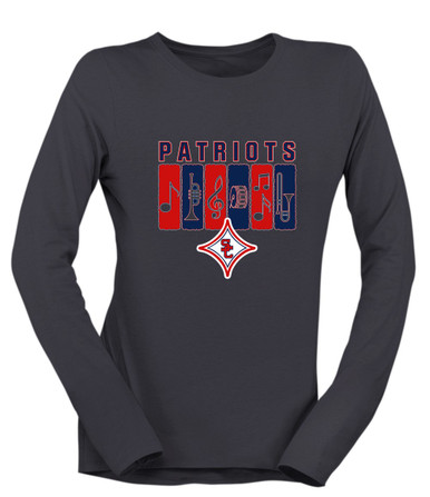 Sandy Creek Patriots Band # 2 Women's Premium LS T-Shirt