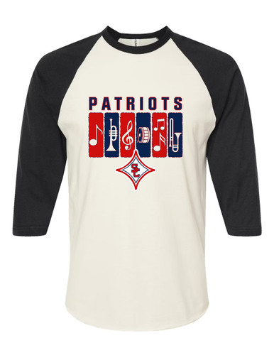 Sandy Creek Patriots Band # 2 Men's Baseball T-Shirt