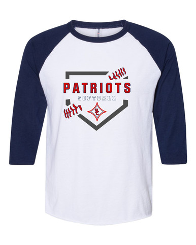 Sandy Creek Patriots Softball #2 Women's Baseball T-Shirt